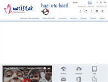 Tablet Screenshot of maristaszalla.com